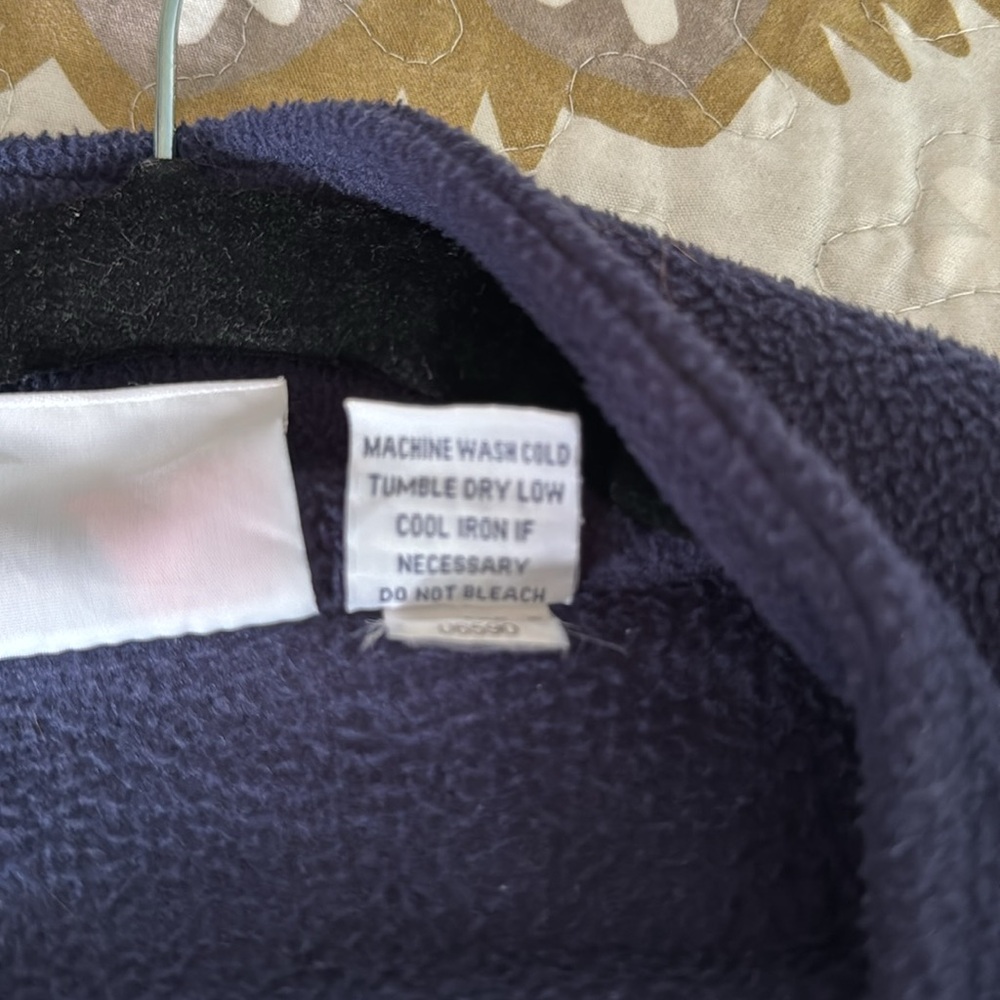 Patriots Full Zip Fleece Jacket. 2XL.  Preloved - Picture 6 of 7